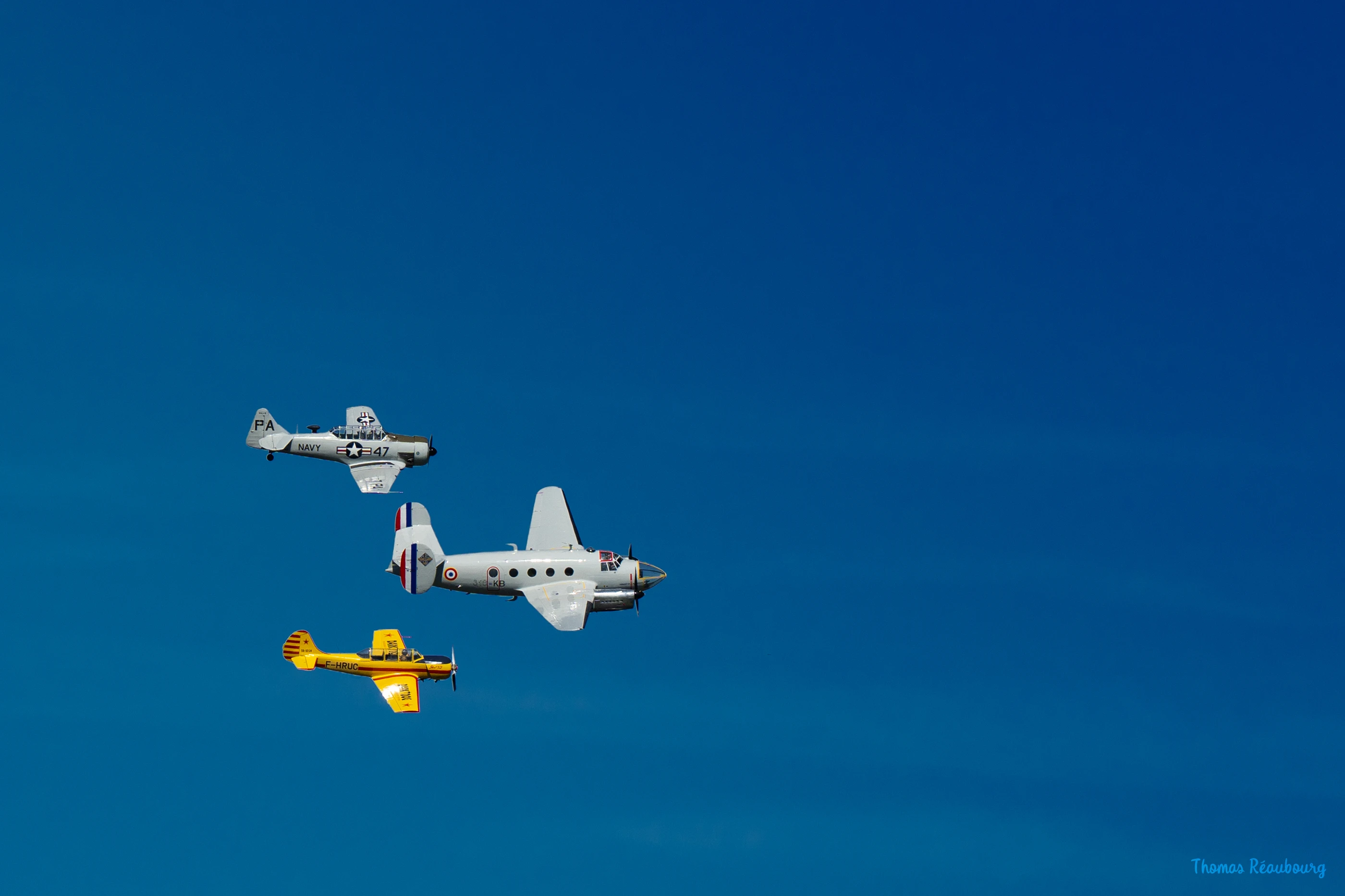 North American AT-6D Texan & Yakovlev Yak-52 & Dassault MD.311 Flamant