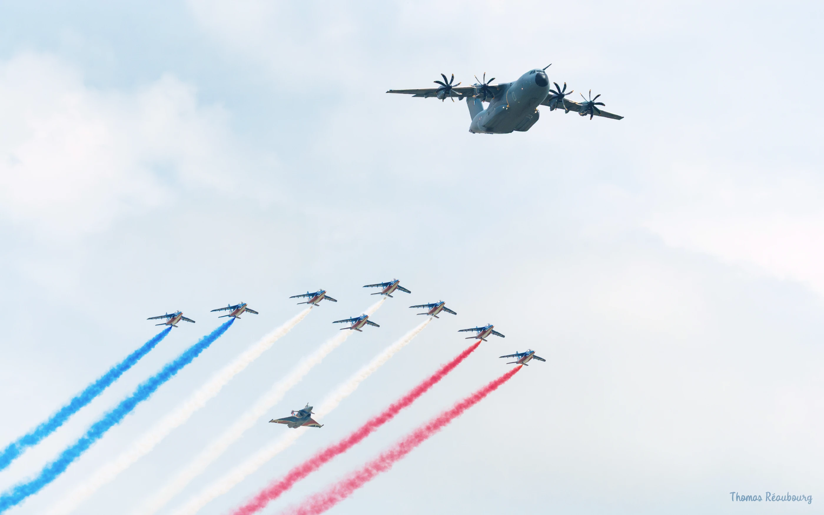 A400M Atlas & Alphajet
Patrouille de France & Rafale
Solo Display 2026
